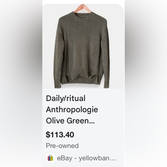 Anthropologie chunky knit sweater,very oversized ,PTP 27”
old money,neutral,boho - Picture 11 of 11